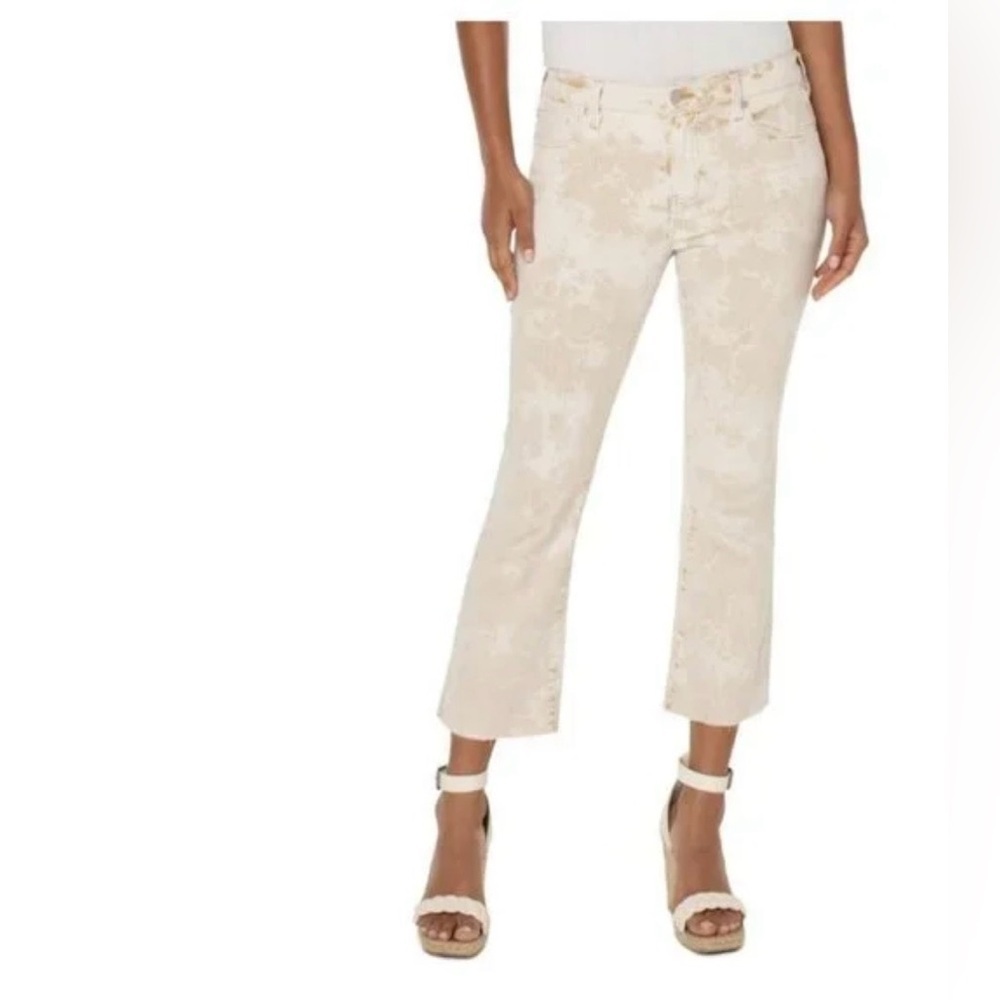 Liverpool Los Angeles Hannah Crop Flare jeans